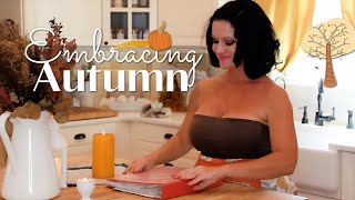 Slow Autumn Living  Cozy Fall Cooking and Home Tour [upl. by Siuoleoj]