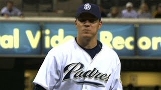 ATLSD Peavy sets a Padres record with 16 strikeouts [upl. by Siraj]