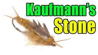 Kaufmanns Stone  Stonefly Nymph Fly Tying  Randall Kaufmann Fly Pattern [upl. by Taam]