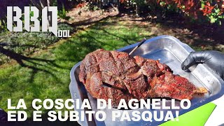 La coscia di agnello al barbecue pronta per la grigliata di Pasqua [upl. by Pearlman]