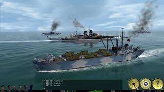 LSH3 The scharnhorst sinking a very big convoy [upl. by Akimahc]