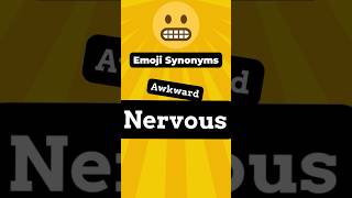 Emoji Vocabulary 😬 Grimacing Face Synonyms emojiwordplay vocabulary english [upl. by Nadia]