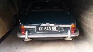 Jaguar XJ 42 cold start exhaust [upl. by Bunch192]