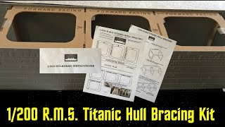 Clear Bulkhead kit to reinforce walls of the 1200 Scale Trumpeter RMS Titanic [upl. by Atsillac]