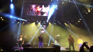 Piel Roja amp Alcolirykoz  Round 30 en vivo Hip Hop al Parque 2015 [upl. by Adikam]