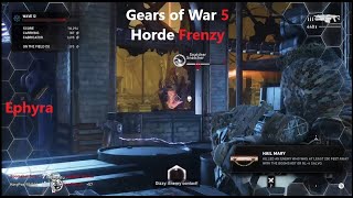 Gears of War 5 Horde Frenzy on Ephyra [upl. by Natfa539]