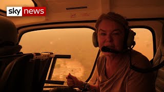 Flying through Australias bushfires [upl. by Isabelle]