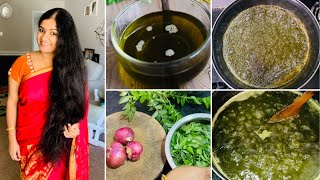 Homemade ONION HAIR OIL for 10x faster HAIR GROWTH [upl. by Giarla]