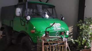 Unimog von MercedesBenz im Zylinderhaus Museum BernkastelKues [upl. by Tearle]