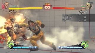 SSF4 AE Balrogs Buff Combos [upl. by Roinuj]