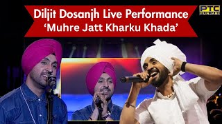 Diljit Dosanjh Live Performance on his Song quotKharkuquot  DIljit Dosanjh Concert  PTC Punjabi [upl. by Mairhpe]