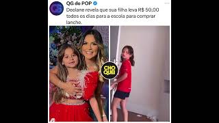 Deolane revela que sua filha leva R 5000 para comprar de lanche na escola todos os dias [upl. by Chaing177]