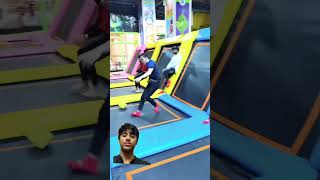 motivation sports jump trampoline gym fitness parkour workout viralvideo [upl. by Atnwahs]