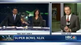 NBC Bay Area Super Bowl TiVo News Story  KNTV 6 pm  February 2 2015 [upl. by Rieth]