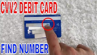 ✅ How To Find CVV2 Debit Card Number 🔴 [upl. by Ellenahc]