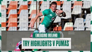 Try Time Emerging Ireland Score Six Tries In Opening Victory Over Pumas [upl. by Bethanne903]