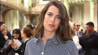 Charlotte Casiraghi Gewagter Auftritt Im Pyjama Look auf dem roten Teppich [upl. by Annayad]