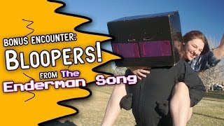 Bloopers from The Enderman Song Bonus Encounter [upl. by Ahsienak]