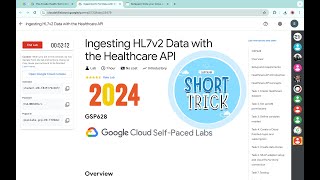 2024 Ingesting HL7v2 Data with the Healthcare API  qwiklabs  GSP628  With Explanation🗣️ [upl. by Oeram479]