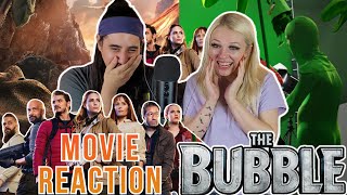 The Bubble 2022  Netflix Movie Reaction  First time watching [upl. by Airamzul]