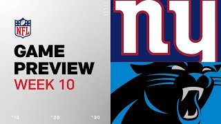 New York Giants vs Carolina Panthers  2024 Week 10 Game Preview [upl. by Irovi753]