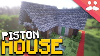 MINECRAFT PISTON HOUSE in 1 Chunk [upl. by Verada]