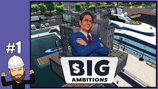 Best Business Managment Sim  Big Ambitions S3 1 [upl. by Montgomery]