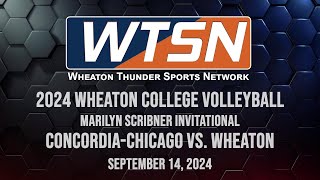 2024 Marilyn Scribner Invitational  ConcordiaChicago vs Wheaton Court 1 [upl. by Surovy597]