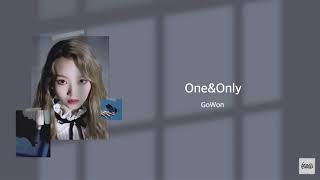 【日本語字幕歌詞カナルビ】LOONA  GoWon  OneampOnly [upl. by Clim]