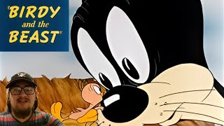 Looney Tunes Birdy and the Beast 1944  First Time Watching Tweety vs the Hungry Cat [upl. by Elimac]