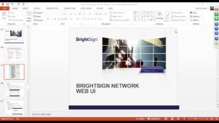 BrightSign Networks Web UI [upl. by Norling653]