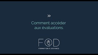 Comment accéder à lévaluation diagnostique [upl. by Buehrer]