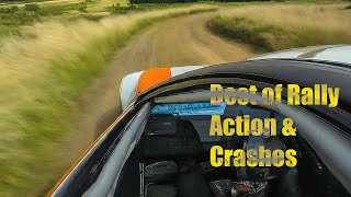 Best of Rally Racing best moments  Crashes Action and Raw Sound [upl. by Vanessa237]