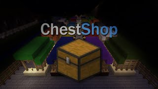 ChestShop  Plugin   Tienda para tu servidor [upl. by Eyoj54]