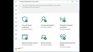 How to turn Off  Turn On quotVirus amp Threat Protectionquot in Windows 10 [upl. by Bradan]