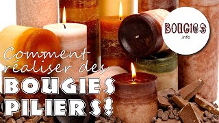 Comment réaliser des BOUGIES PILIERS  Bougiesinfo [upl. by Mond449]