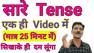 सारे Tense एक ही video में पक्के  Tenses in English grammar Basic English grammar [upl. by Melodie505]