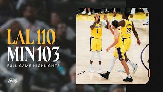 Lakers get First Win of Season vs Timberwolves  Full Highlights [upl. by Adnawyt]