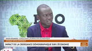 EcoDébatAfrique Afrique développement impact de la croissance démographique sur léconomie [upl. by Blaze431]