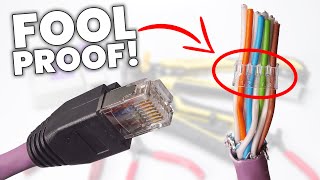 The BEST WAY to Wire Up Ethernet Plugs Cat7  RJ45 Modular Load Bar connectors [upl. by Hermia208]