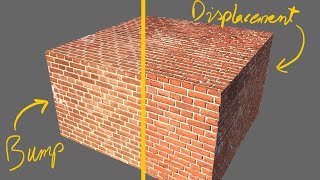 VRAY Sketchup Understanding Bump vs Displacement [upl. by Caria]