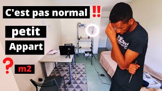 LOGEMENT ÉTUDIANT  ROOM TOUR  PETIT STUDIO DE 20 m2 mais ça fait laffaire [upl. by Mendive]