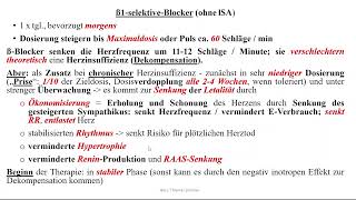 Herzinsuffizienz Therapie 4 ß1Blocker und Ivabradin [upl. by Farleigh]