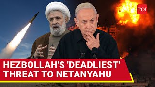 Not Just Haifa But Will Burn Hezbollahs Naim Qassem Dares Devil Israel On Live TV [upl. by Syla]