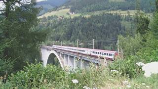 ÖBB IC 690 über PfaffenbergZwenbergBrücke Tauernbahn bei Penk [upl. by Asir]