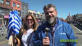 Pan Messinian Assoc of Toronto Greek Independence Day Parade April 7 24 Highlights [upl. by Hsirk]