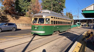 SEPTA PCC trolleys at the Philadelphia Zoo [upl. by Yliak144]