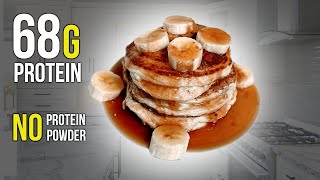 Protein Pancakes Recipe NO PROTEIN POWDER NEEDED [upl. by Mark]