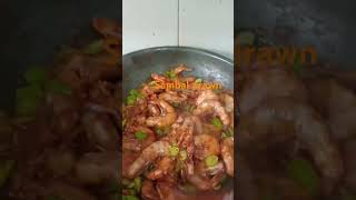 Cooking sambal prawn for lunch [upl. by Deaner]