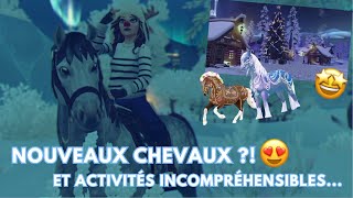 NOUVEAUX CHEVAUX DE NOËL ET ACTIVITES HIVERNALES 🌨️ [upl. by Paz140]